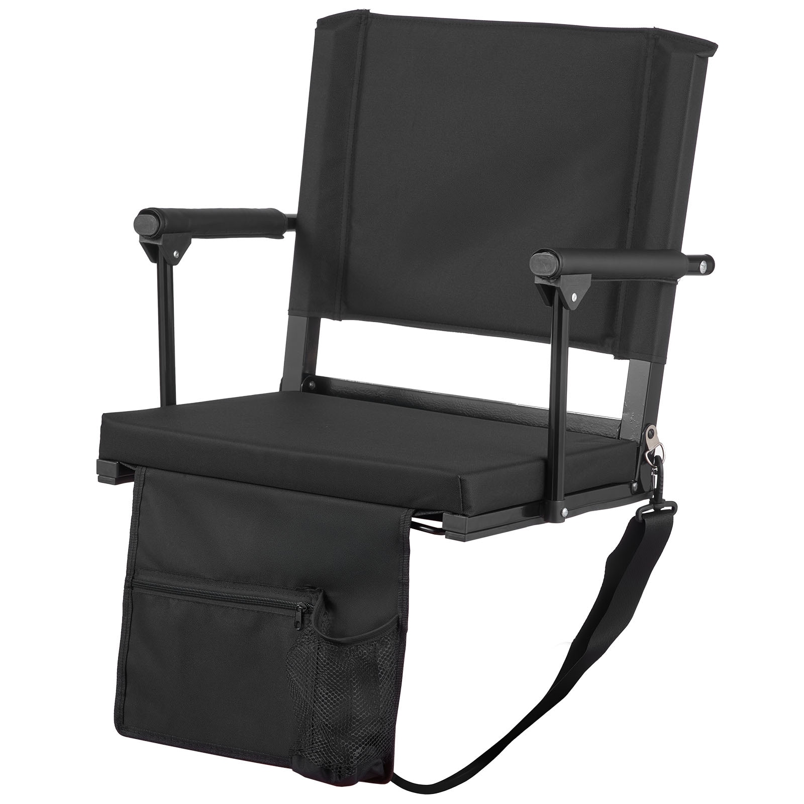 Portable Stadium Seat With Back Support And Armrests, 2 Pack_voghion.com